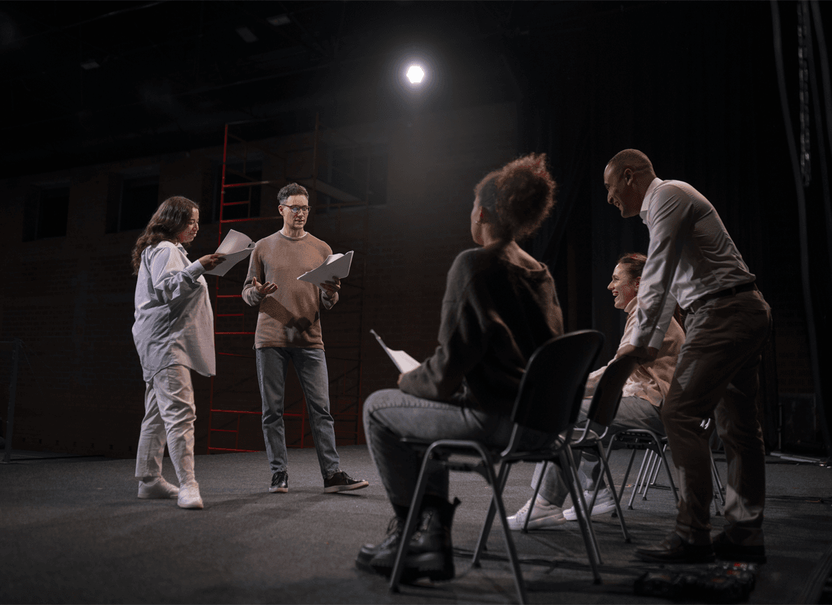 Theater rehearsal